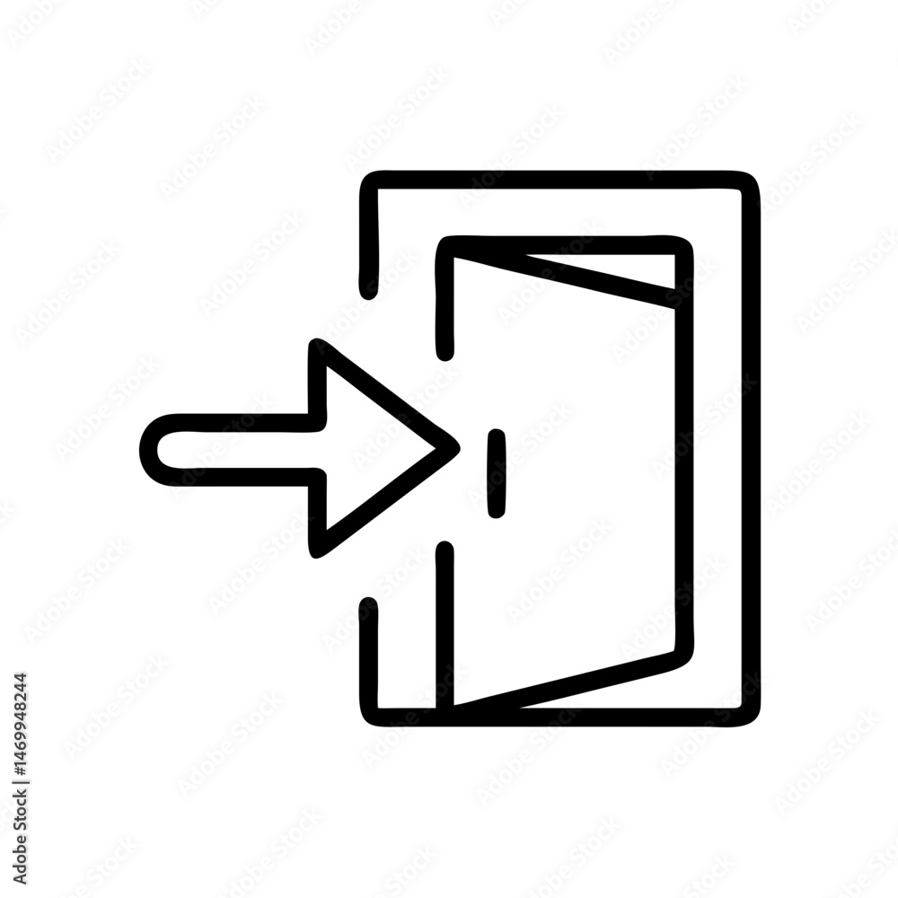 Exit Door Sign Icon Design Exit Door Sign Icon Design