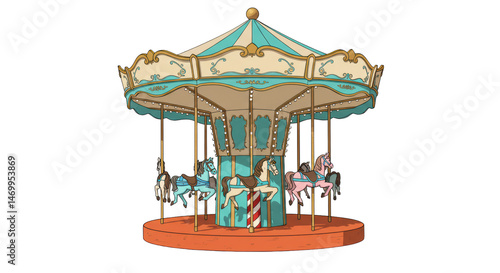 Isolated Carousel