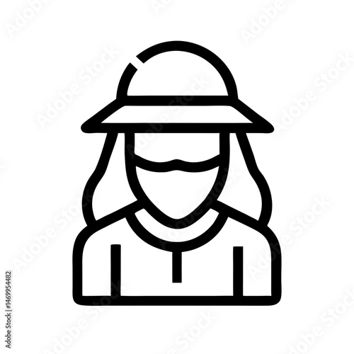 Desert Explorer Avatar Character Icon Design