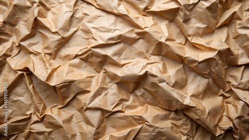 Wallpaper Mural Rumpled paper bag texture with deep vertical and diagonal creases Torontodigital.ca