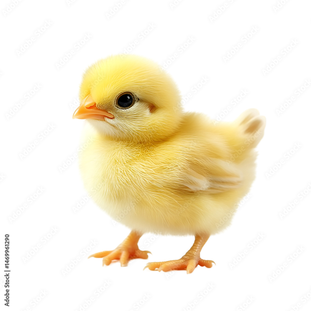 Fototapeta premium baby chicken isolated on white