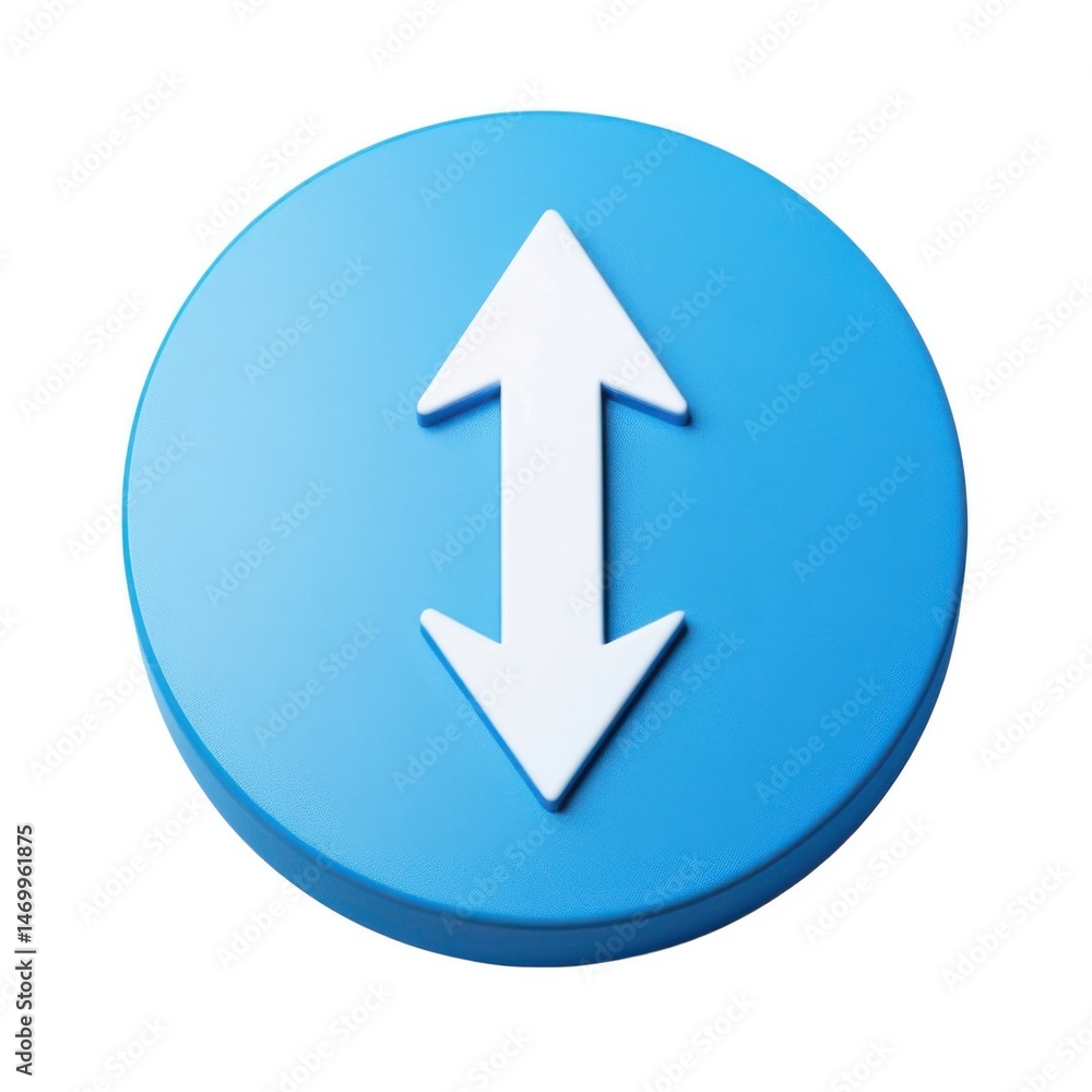 Arrow direction symbol icon graphic on white background Arrow direction symbol icon graphic on white background