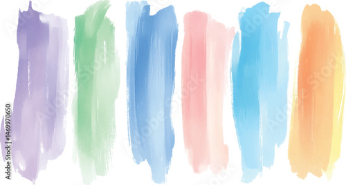 splash brush pink on paper watercolor design