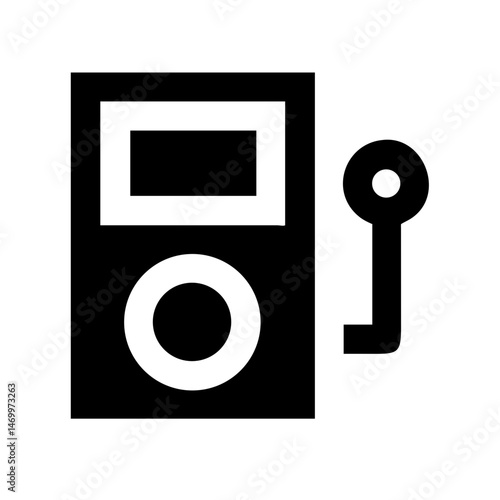 MP3 Music Player Audio Device Icon Design
