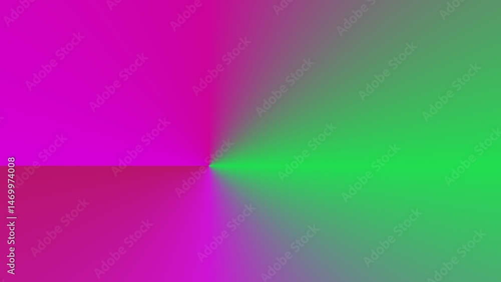 Obraz premium Abstract gradient artwork with vibrant pink and green hues radiating from a central point (2)