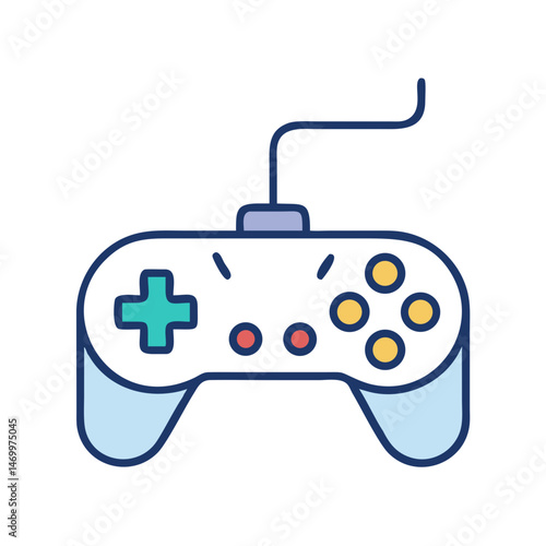 Gaming Console Controller Video Game Icon Design
