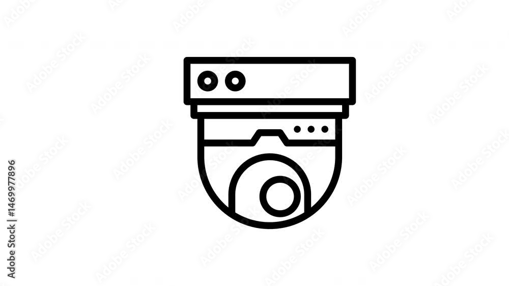 security camera animated icon