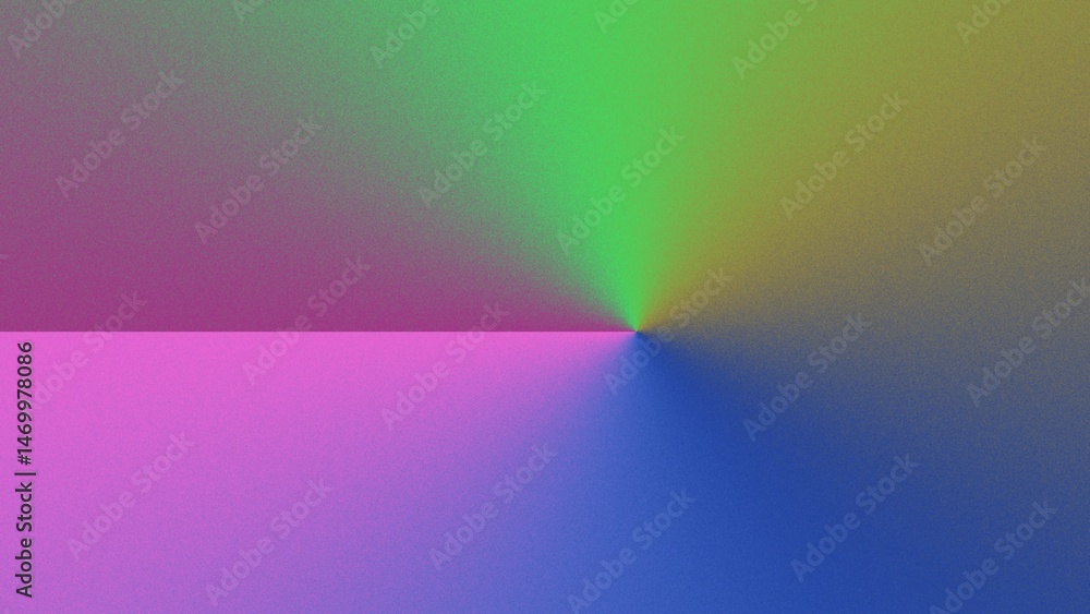 Fototapeta premium Abstract gradient artwork with vibrant hues radiating from a central point, creating a visually striking effect