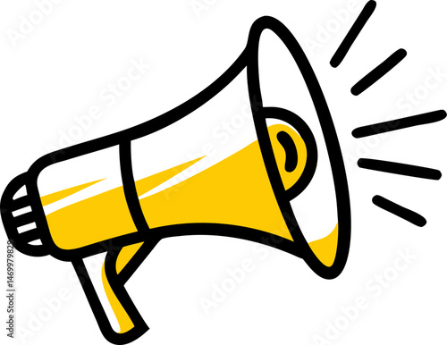 megaphone announcement loudspeaker