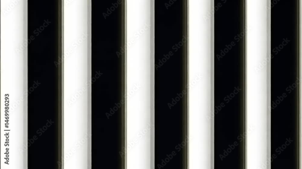 Abstract image of alternating black and white vertical stripes, creating a stark visual contrast Abstract image of alternating black and white vertical stripes, creating a stark visual contrast