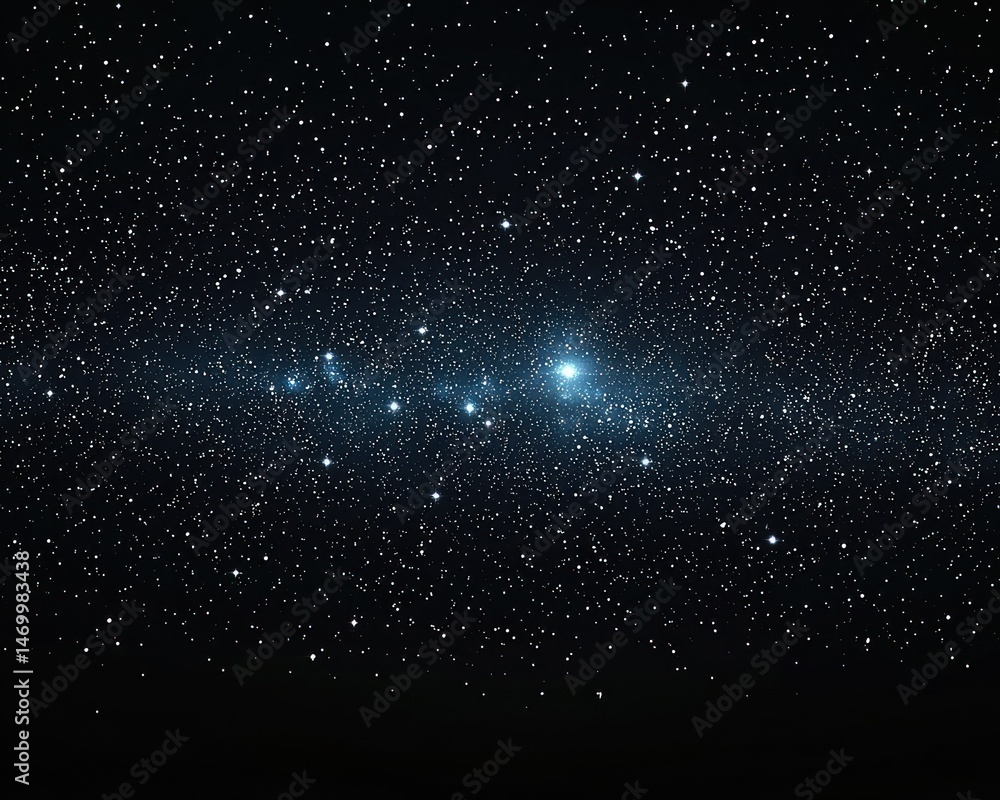 Obraz premium Starry night sky, celestial expanse