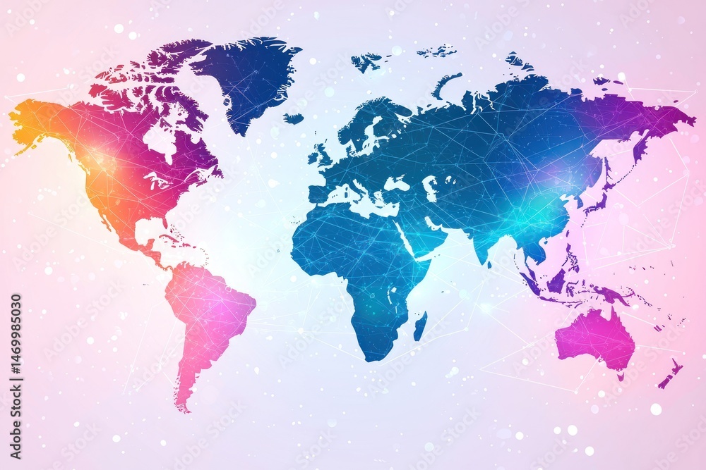 Fototapeta premium Global Connections (2)