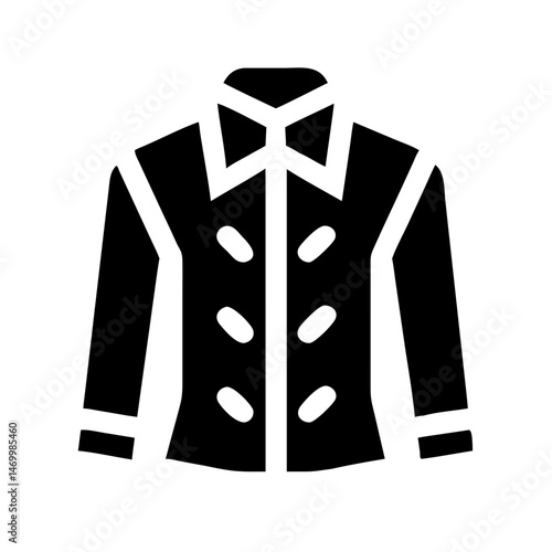 Royal Mounted Jacket Uniform Icon Design

