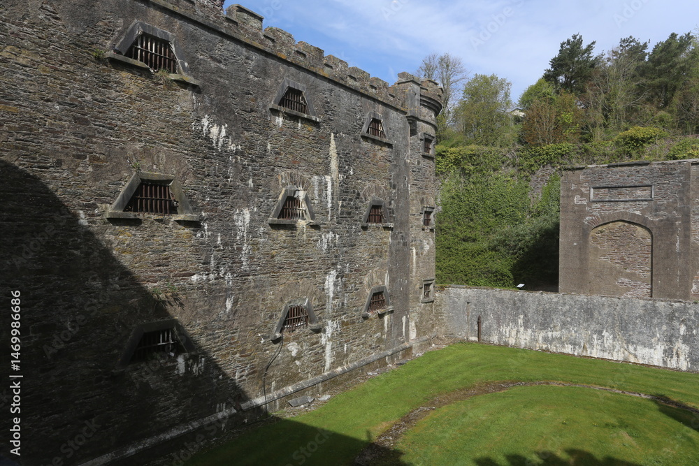 Extérieur et enceinte de la prison de Cork City Goal en Irlande Extérieur et enceinte de la prison de Cork City Goal en Irlande