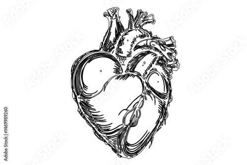 human heart outline