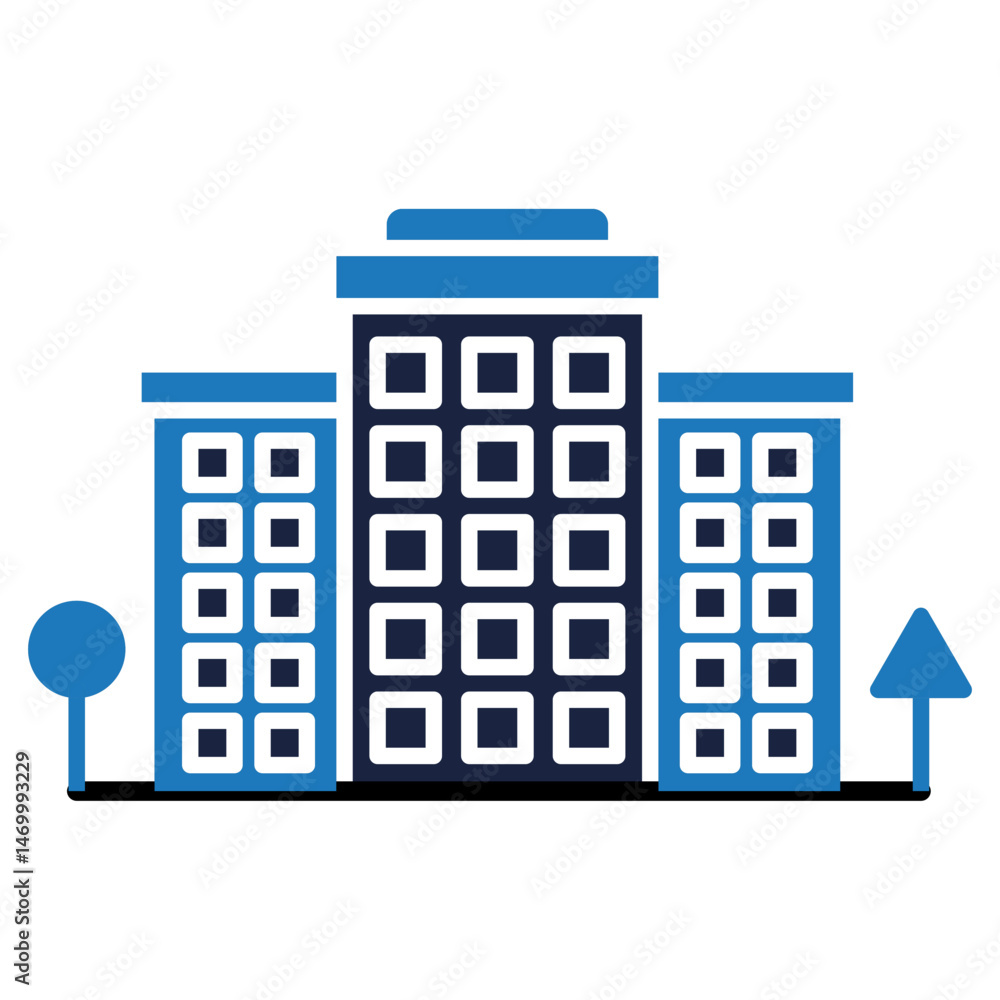 City icon blue City icon blue