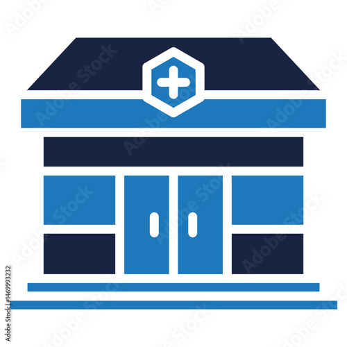 clinic icon blue