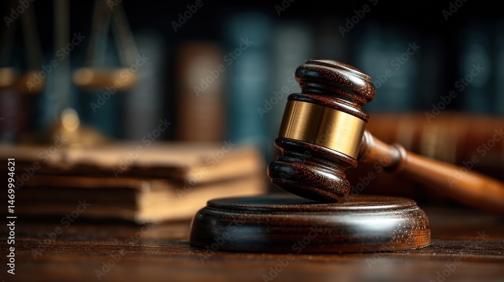 Close-up of a gavel resting on legal documents, symbolizing legal dissent and judicial conflict. Courtroom justice, law and order, legal system concepts.
Close-up of a gavel resting on legal documents, symbolizing legal dissent and judicial conflict. Courtroom justice, law and order, legal system concepts.