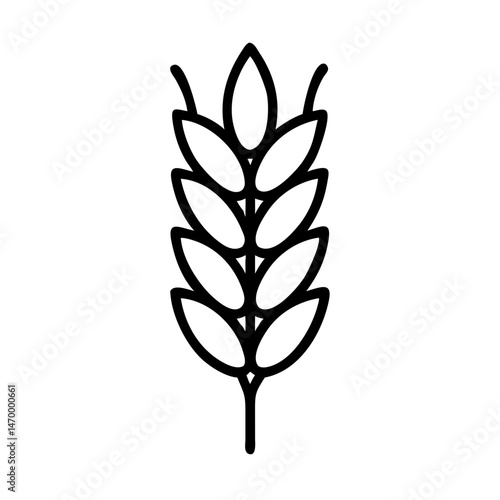 Wheat Crop Harvest Bundle Icon Design