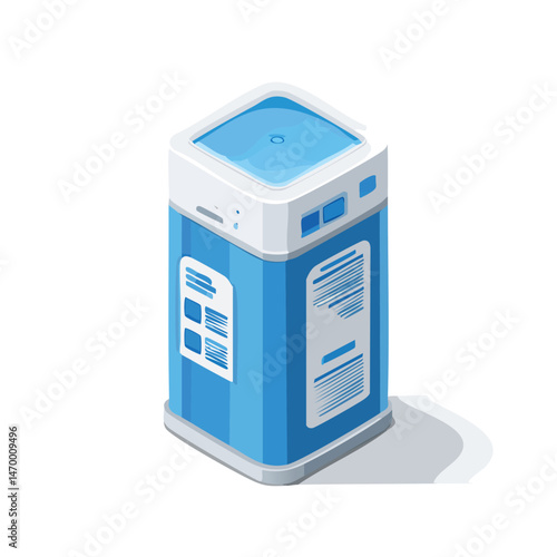 bleach Vector Illustration with Flat Design, Clean Line Art, and Modern Minimalist AestheticArt.