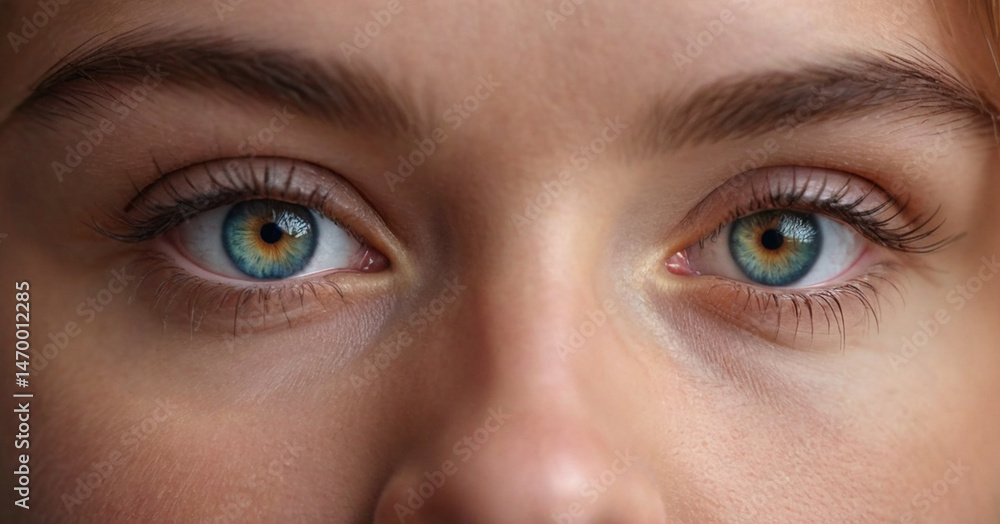 Naklejka premium close up of eye