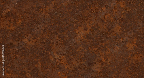 Wallpaper Mural Heavily textured metal surface with extensive rust forming an abstract background Torontodigital.ca