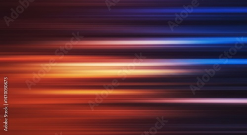 Abstract blurred motion lines in shades of red orange blue and purple.