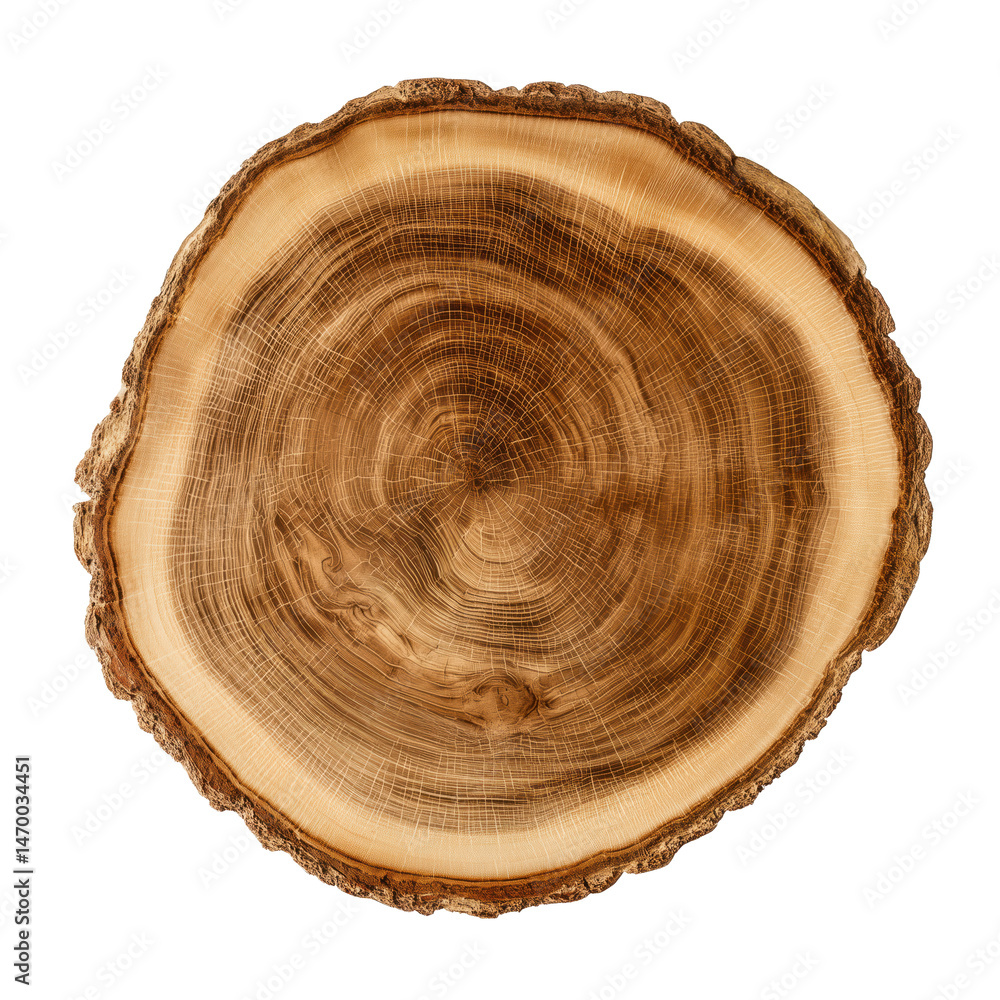 Stunning Wood Cross-Section: A Detailed Look at Nature's Beauty , isolated on white background png Stunning Wood Cross-Section: A Detailed Look at Nature's Beauty , isolated on white background png