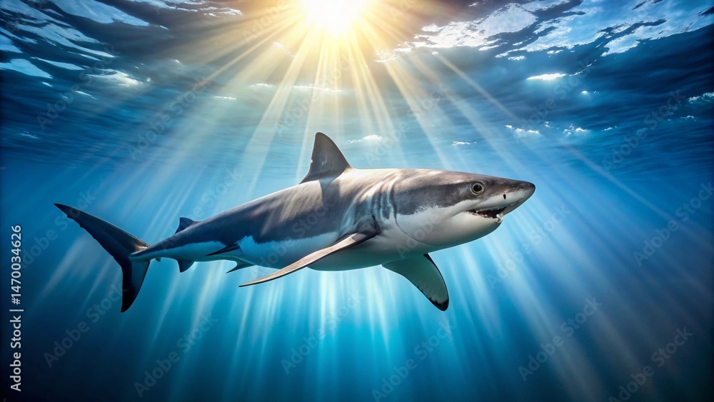 Obraz premium shark in the sea