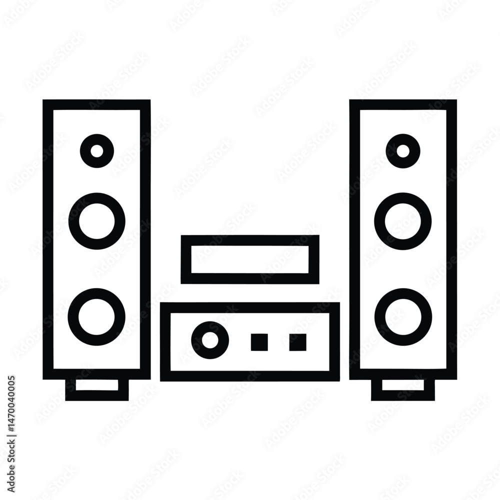 Loudspeakers With an Amplifier Icon Loudspeakers With an Amplifier Icon