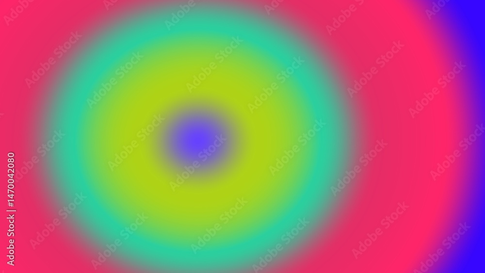 Vibrant concentric circles in blurred, neon colors Vibrant concentric circles in blurred, neon colors