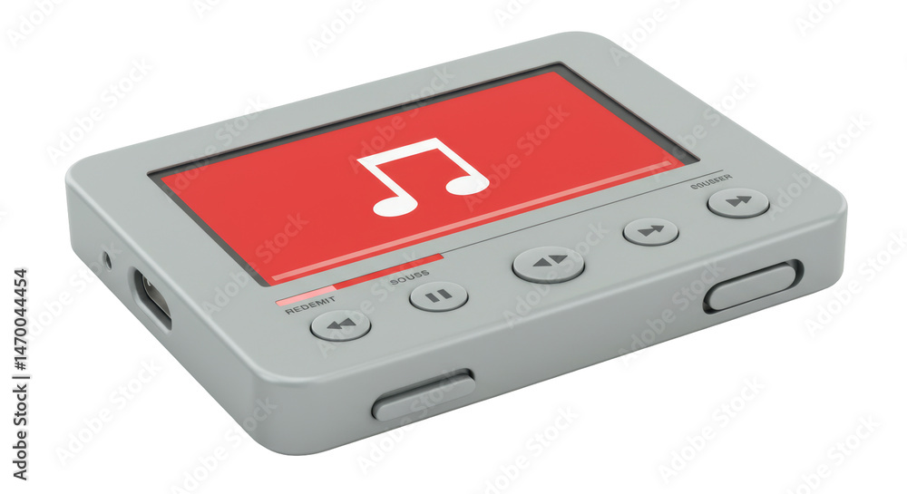 Fototapeta premium Isolated MP3 Player