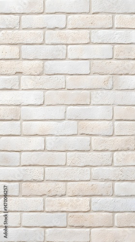 Wallpaper Mural A close up view of a neutral colored brick wall with a simple geometric pattern creating a modern minimalist architectural background Torontodigital.ca