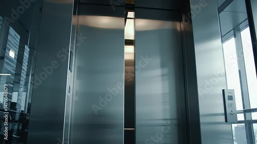 Modern elevator interior