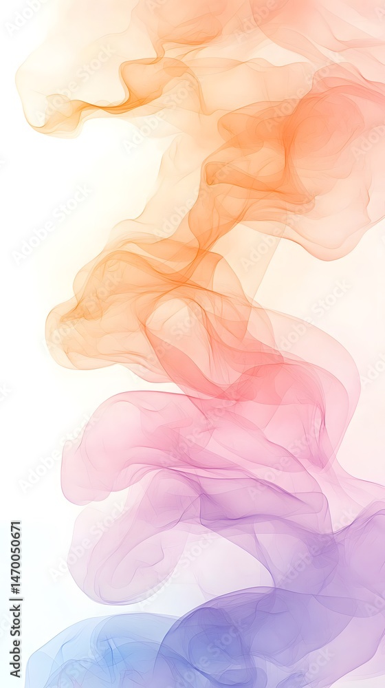 Abstract Fluid Lines in Pastel Colors Abstract Fluid Lines in Pastel Colors