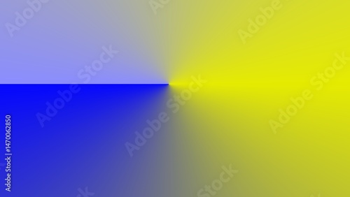 Photography A vibrant gradient artwork featuring a split complementary color scheme of blues
