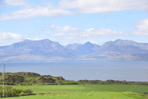 View of Arran from Bute, Scotland