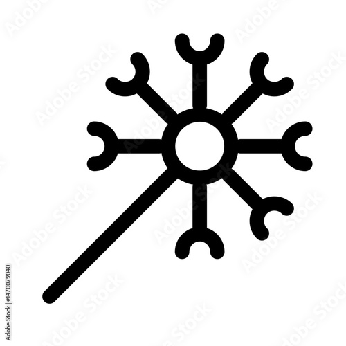 Dandelion Outline Icon