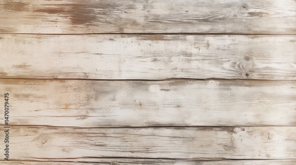 Naklejka premium Weathered barn wood, cracked grain and faded paint, with white background