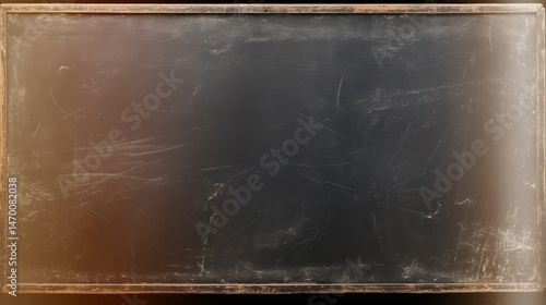 Worn-out chalkboard texture, faded writing marks, with white background