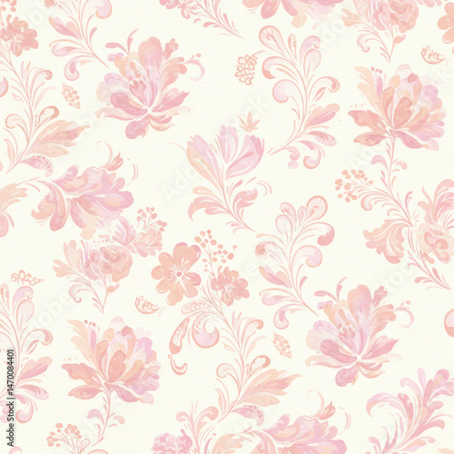 Delicate floral pattern design