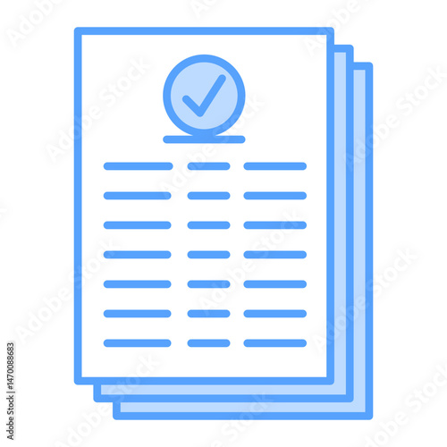 documents icon blue