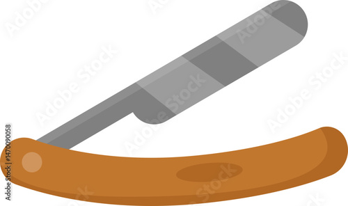 Barbers Shop Tools and Materials Graphic Illustration