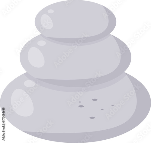 Spa and Sauna Items Graphic Illustration