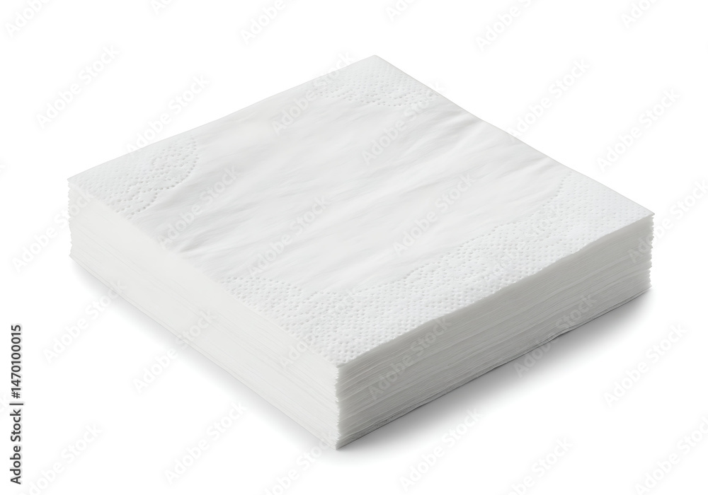 White towel on white background White towel on white background