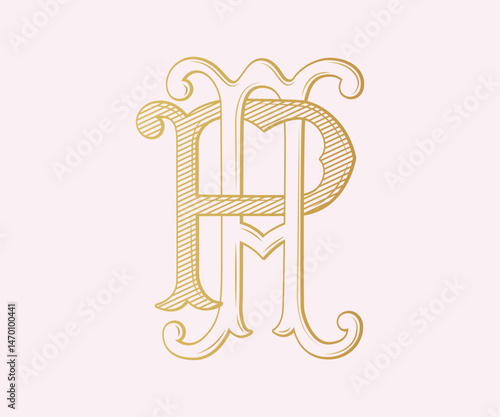 AP, PA, logo AP, logo PA, Letter AP, Letter PA, Monogram AP, Monogram PA , Wedding Monogram, Wedding Logo, Logo Design , Monogram Vintage