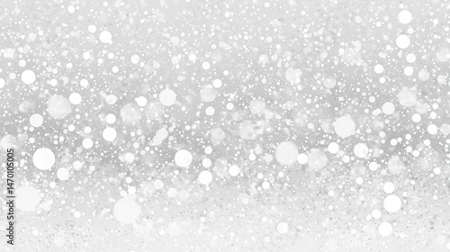 Wallpaper Mural White and gray background with white dots, white bokeh effect, light gray tone, white tone, light gray gradient, white dots Torontodigital.ca