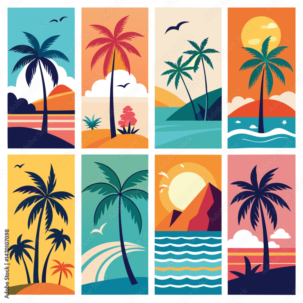 Fototapeta premium Tropical Island Scenes