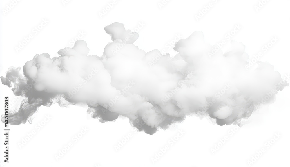 Abstract cloud-like smoke formation Abstract cloud-like smoke formation