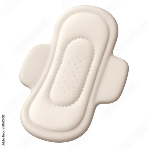 Create cute 3d illustration of sanitary pad icons png transparent stickers for lifestyle content